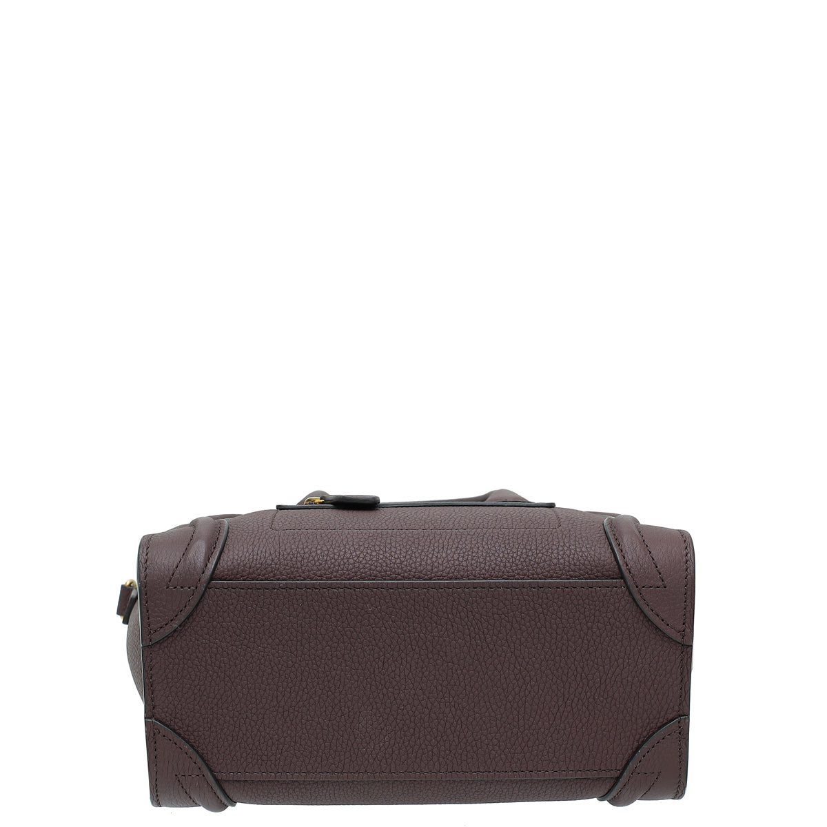 Celine Burgundy Nano Luggage Bag