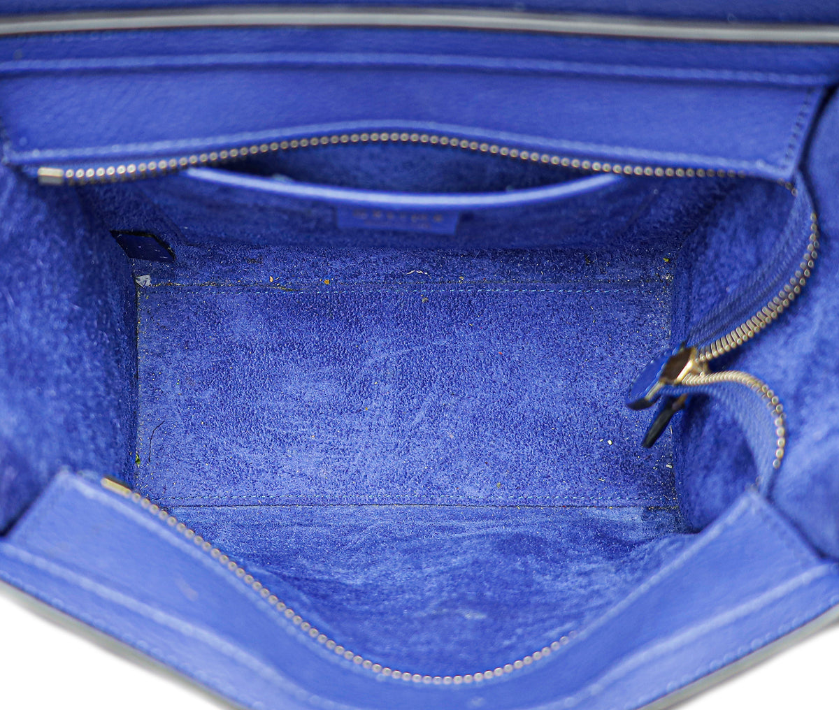 Celine Blue Nano Luggage Bag