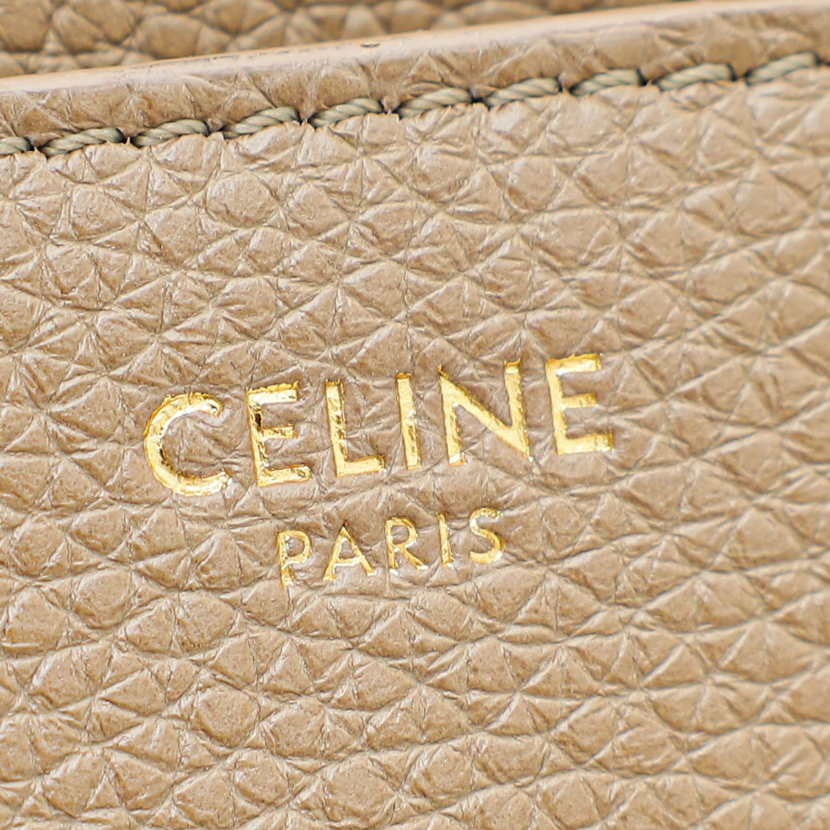 Celine Etoupe 16 Top Handle Small Bag