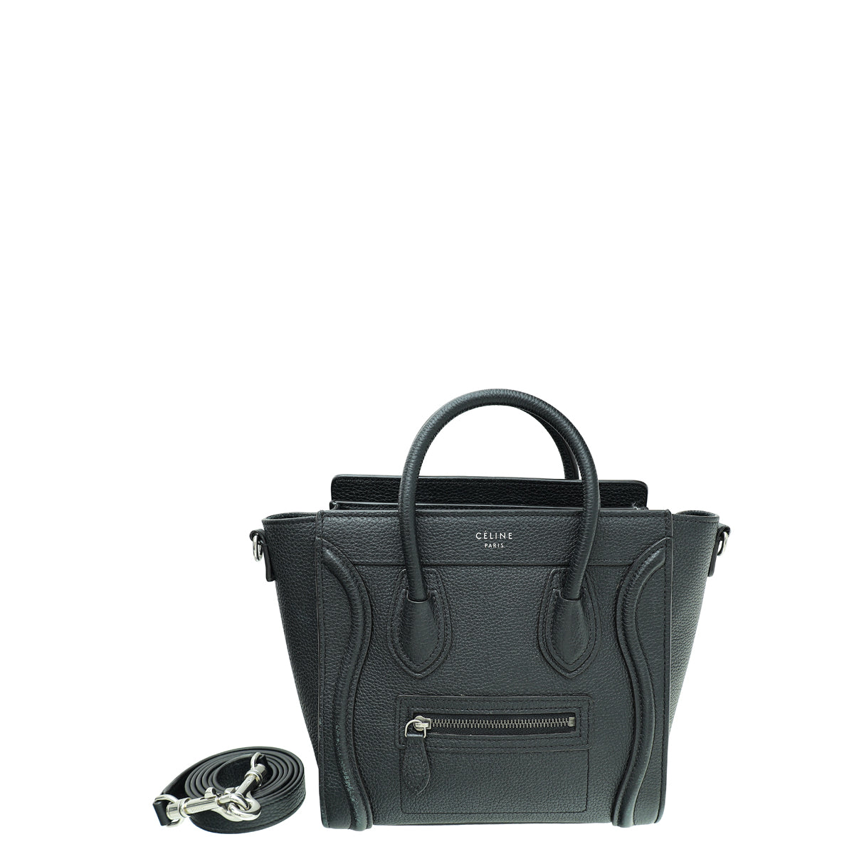 Celine Black Nano Luggage Bag