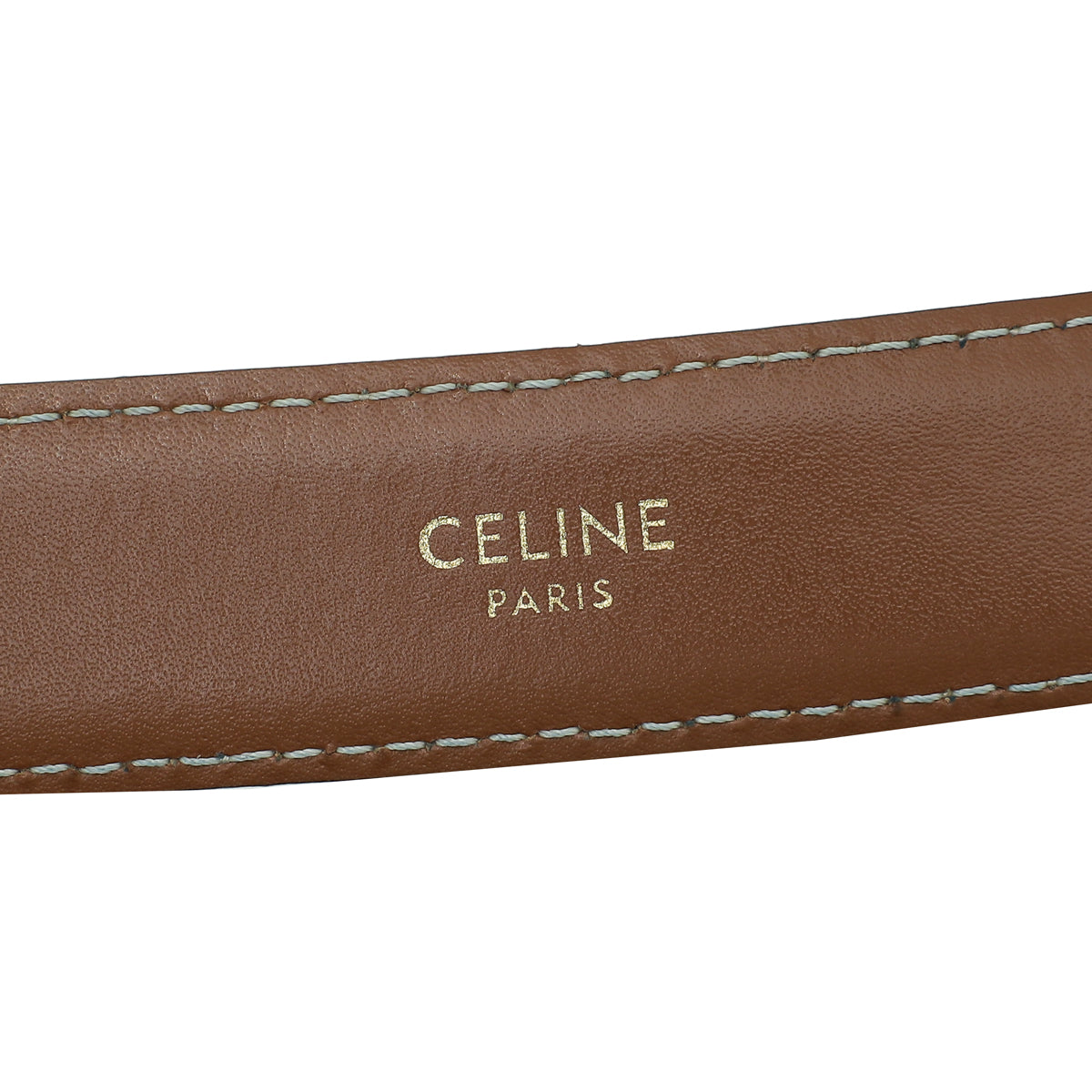 Celine Tan Triomphe Natural Medium Belt