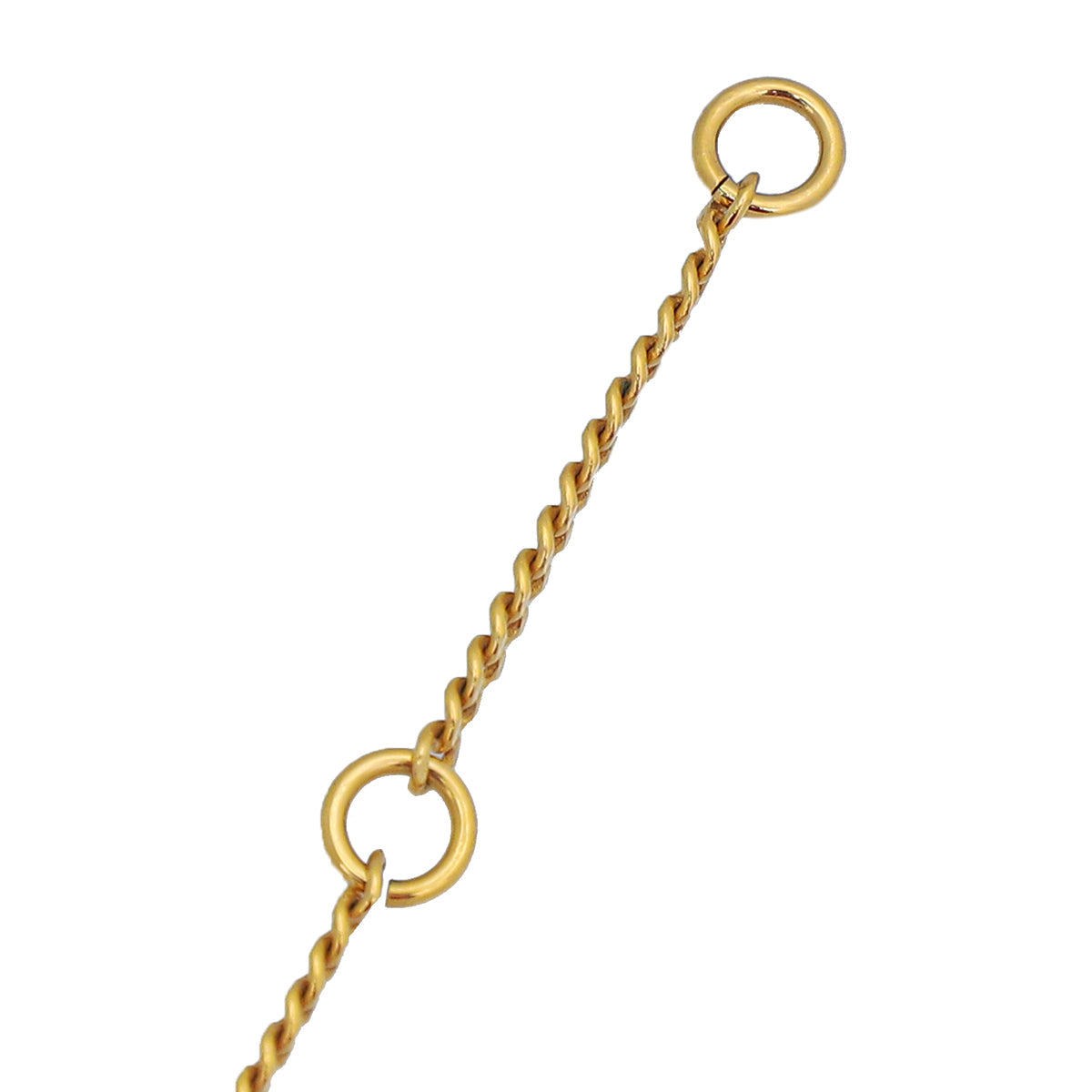 Celine Gold Separable Perfume Pendant Chain Necklace