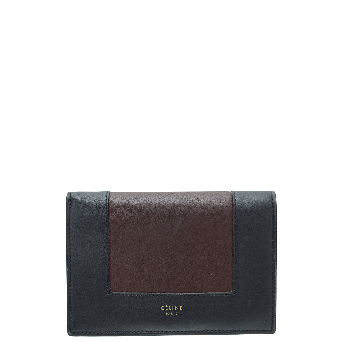 Celine Bicolor Multifunction Medium Frame Wallet