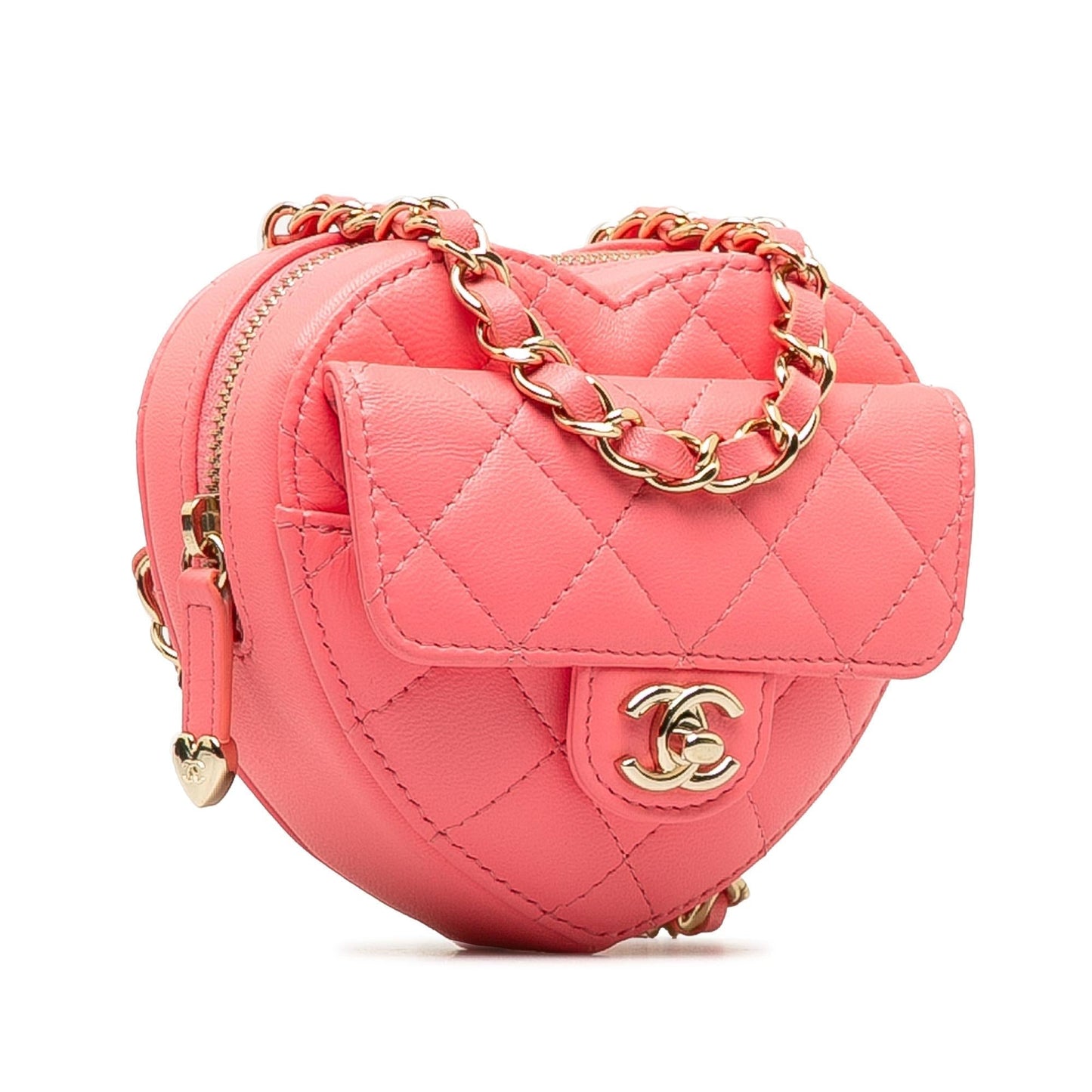 Chanel Mini CC in Love Heart Crossbody Bag (SHG-L8xNoU)