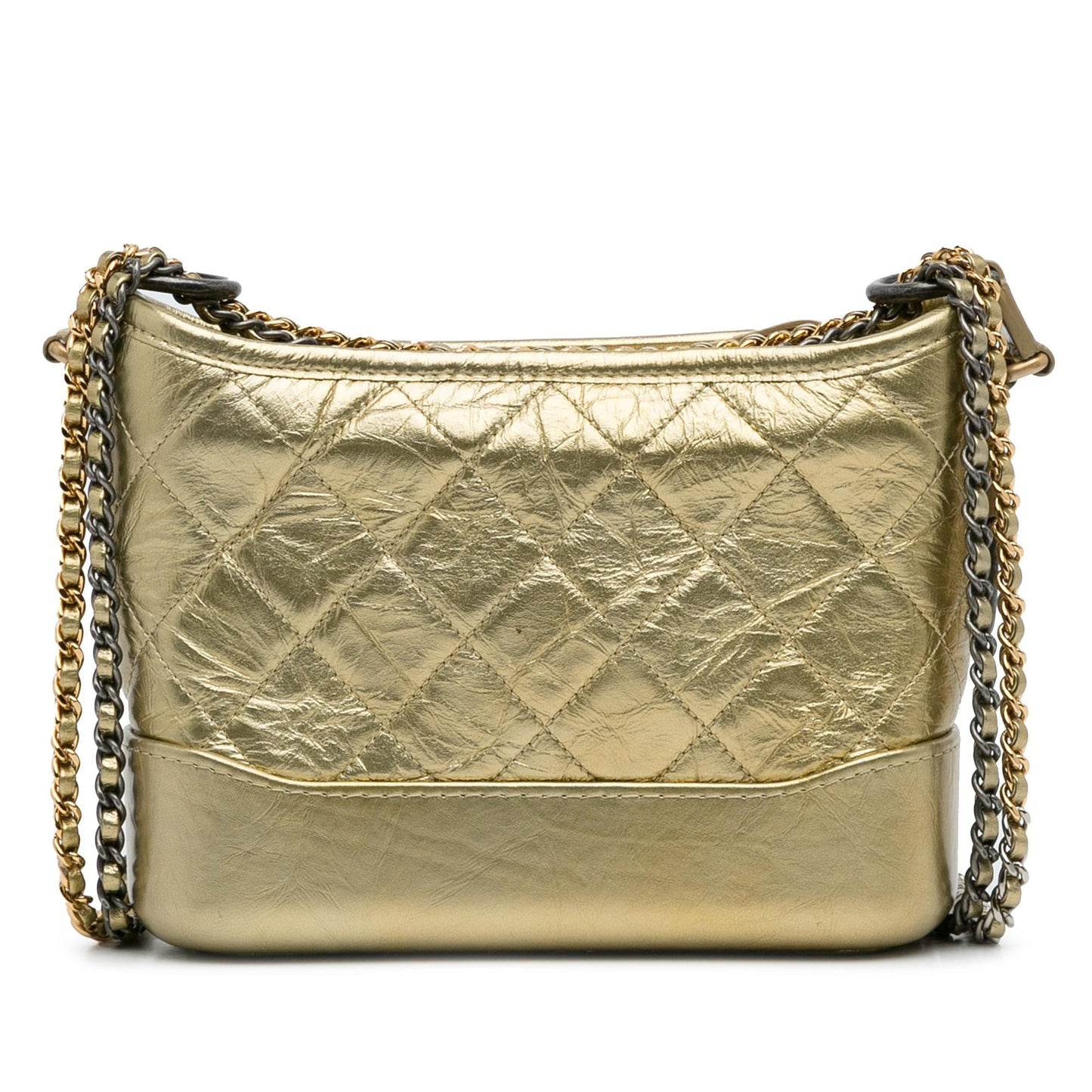 Chanel Small Metallic Gabrielle Crossbody Bag (SHG-S2VD17)