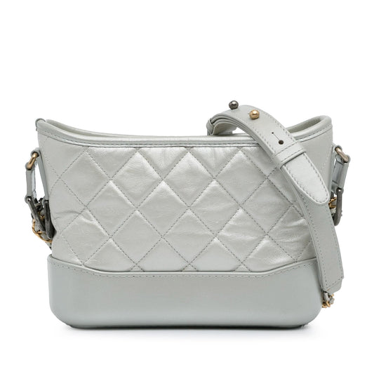 Chanel Small Metallic Gabrielle Crossbody Bag (SHG-aBkbLm)