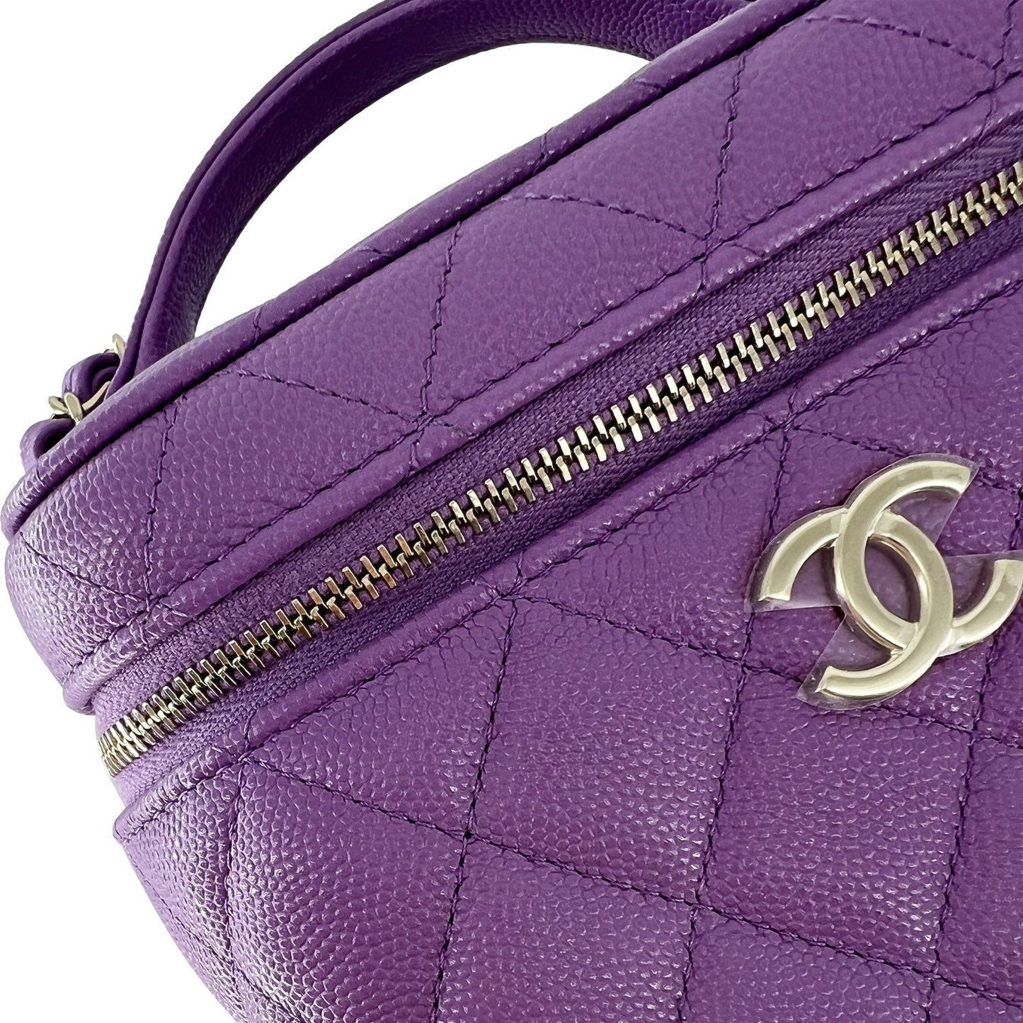 Chanel Caviar Small Vanity Case