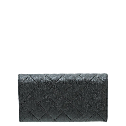 Chanel Black CC Classic Flap Wallet