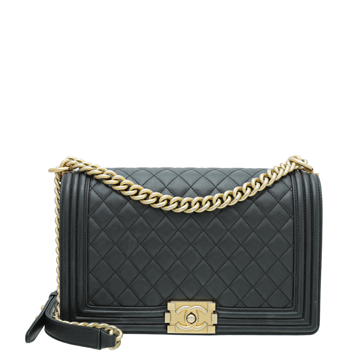 Chanel Black Le Boy New Medium Flap Bag