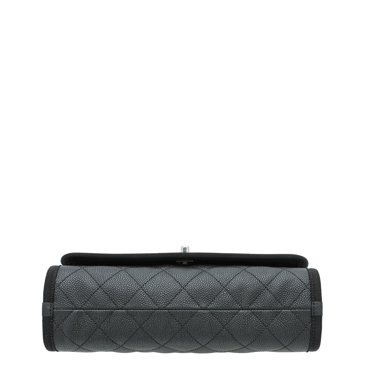 Chanel Black CC Top Handle Flap Bag