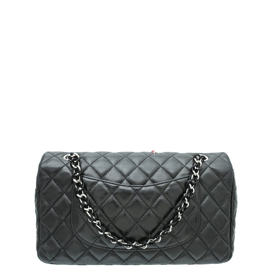 Chanel Black CC Ladybug Flap Medium Bag