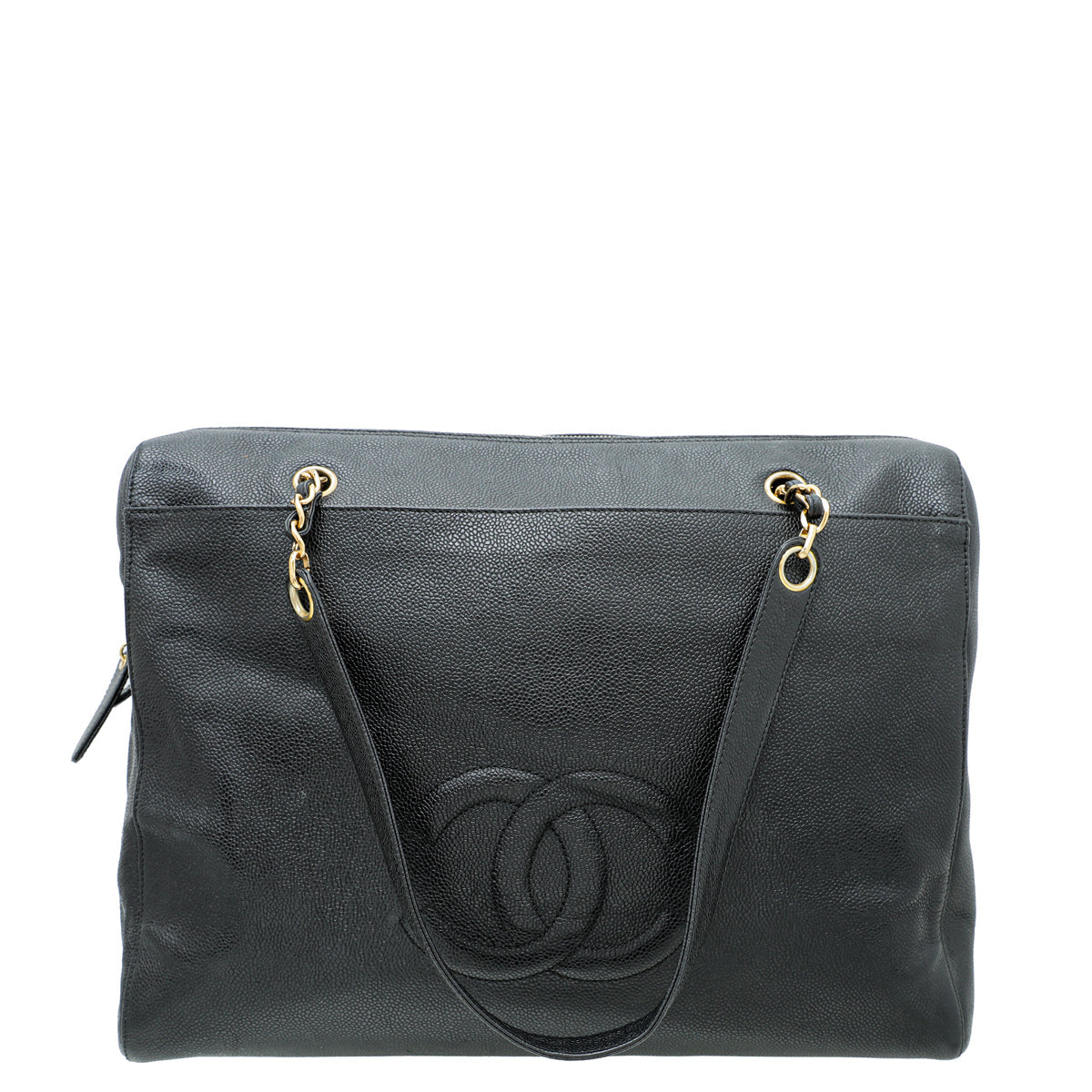 Chanel Black CC Timeless XL Tote Bag