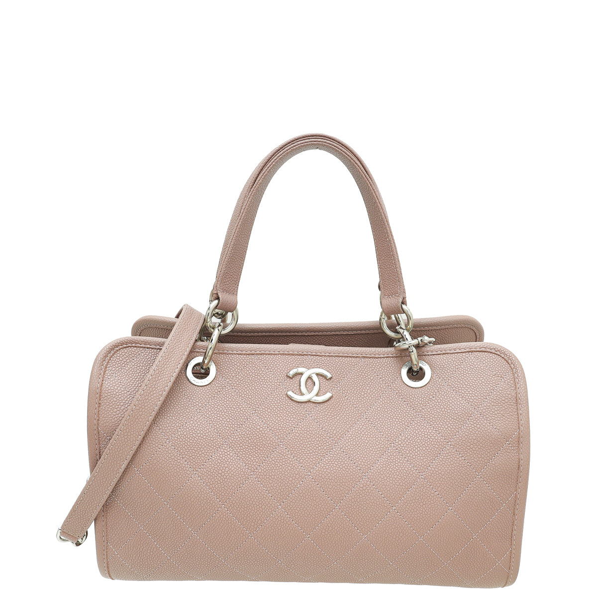 Chanel Old Rose CC French Riviera Tote Bag