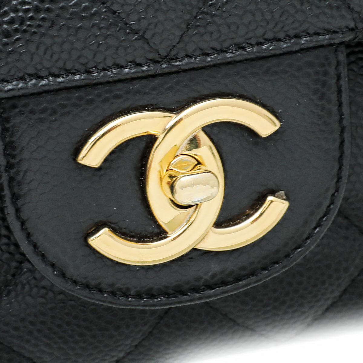 Chanel Black CC Classic Double Flap Maxi Bag