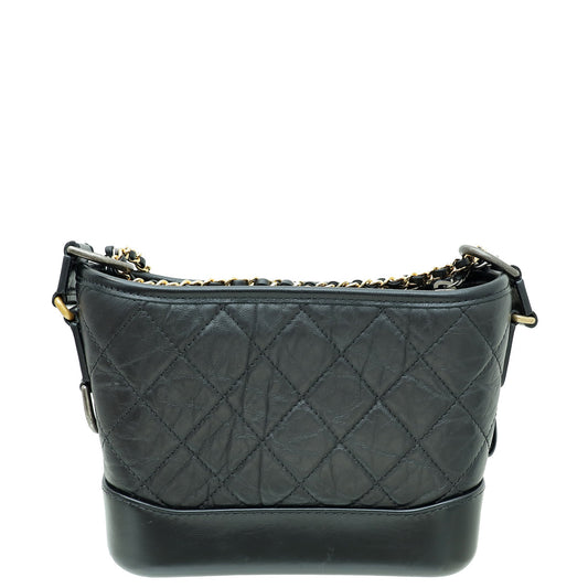 Chanel Black CC Gabrielle Small Hobo Small Bag