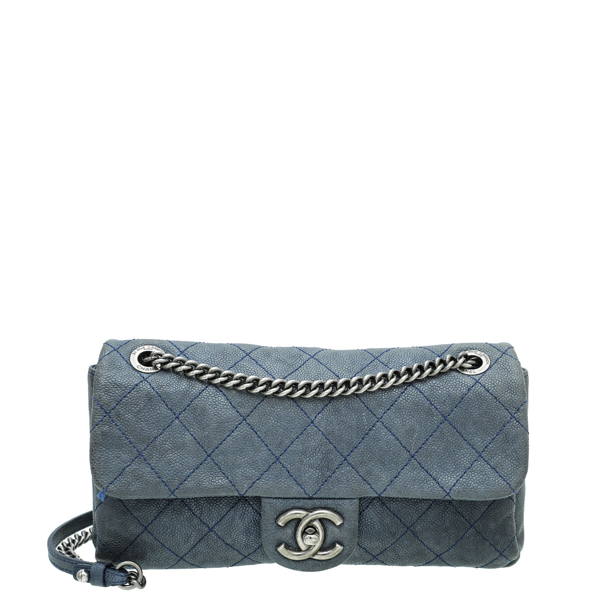 Chanel Blue CC Flap Chain Bag