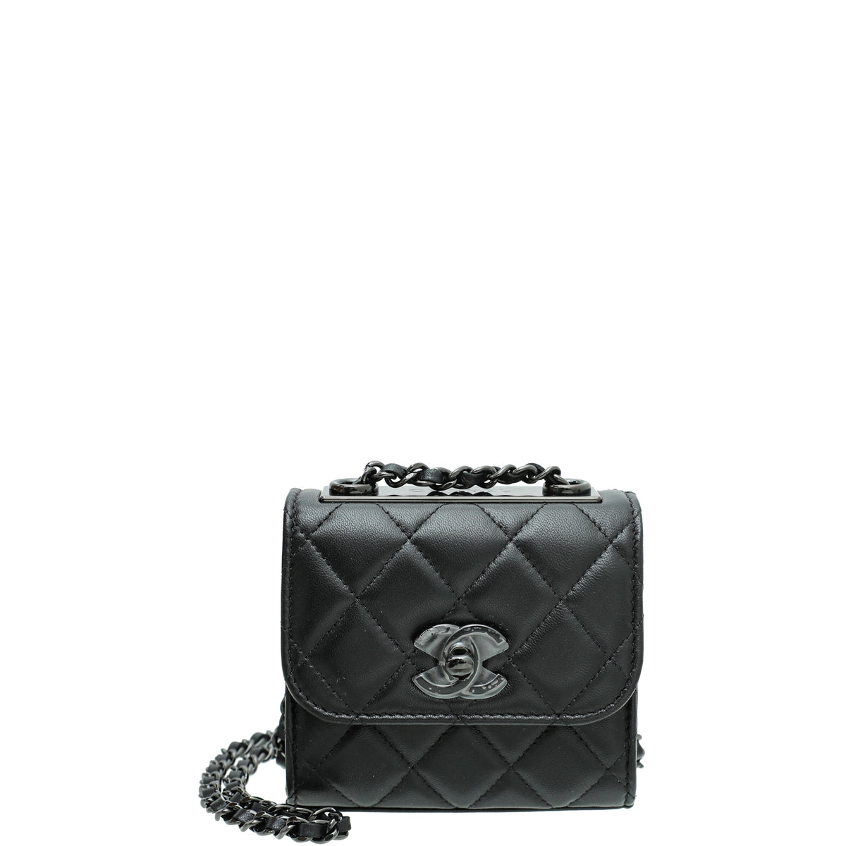 Chanel CC So Black Mini Trendy Mini Clutch With Chain