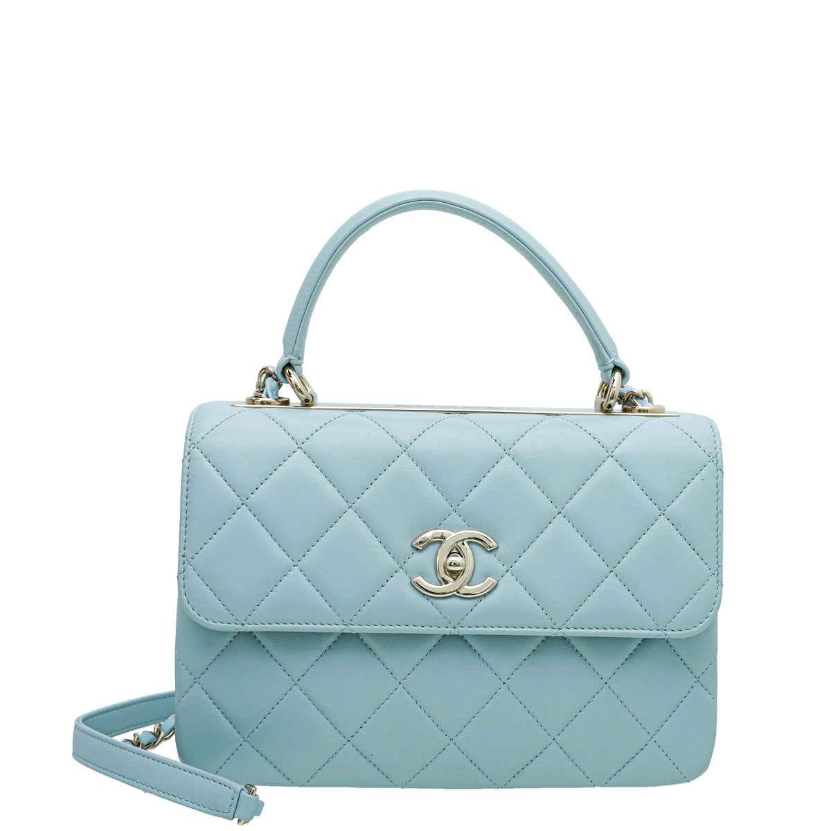 Chanel Light Blue CC Trendy Small Bag