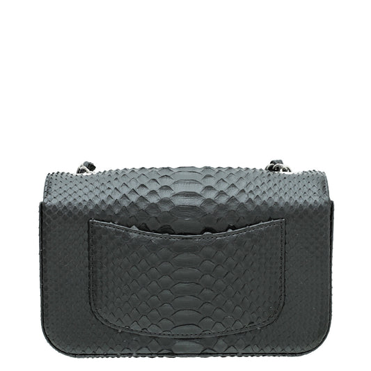 Chanel Black Python CC Rectangular Bag