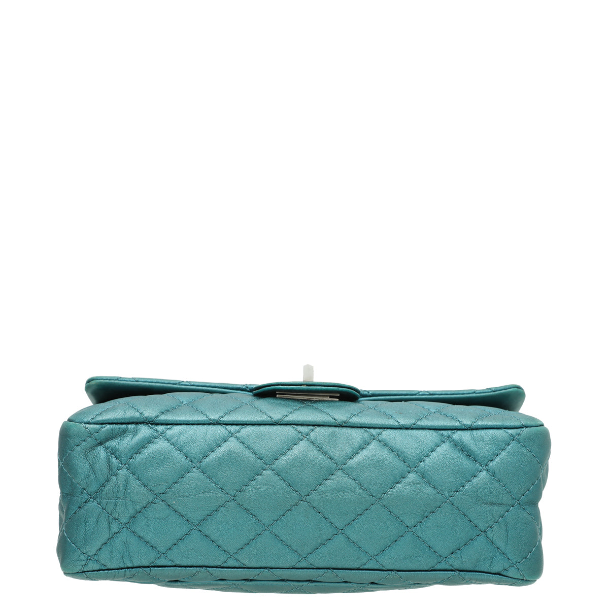 Chanel Metallic Teal 2.55 Reissue Double Flap 224 Bag