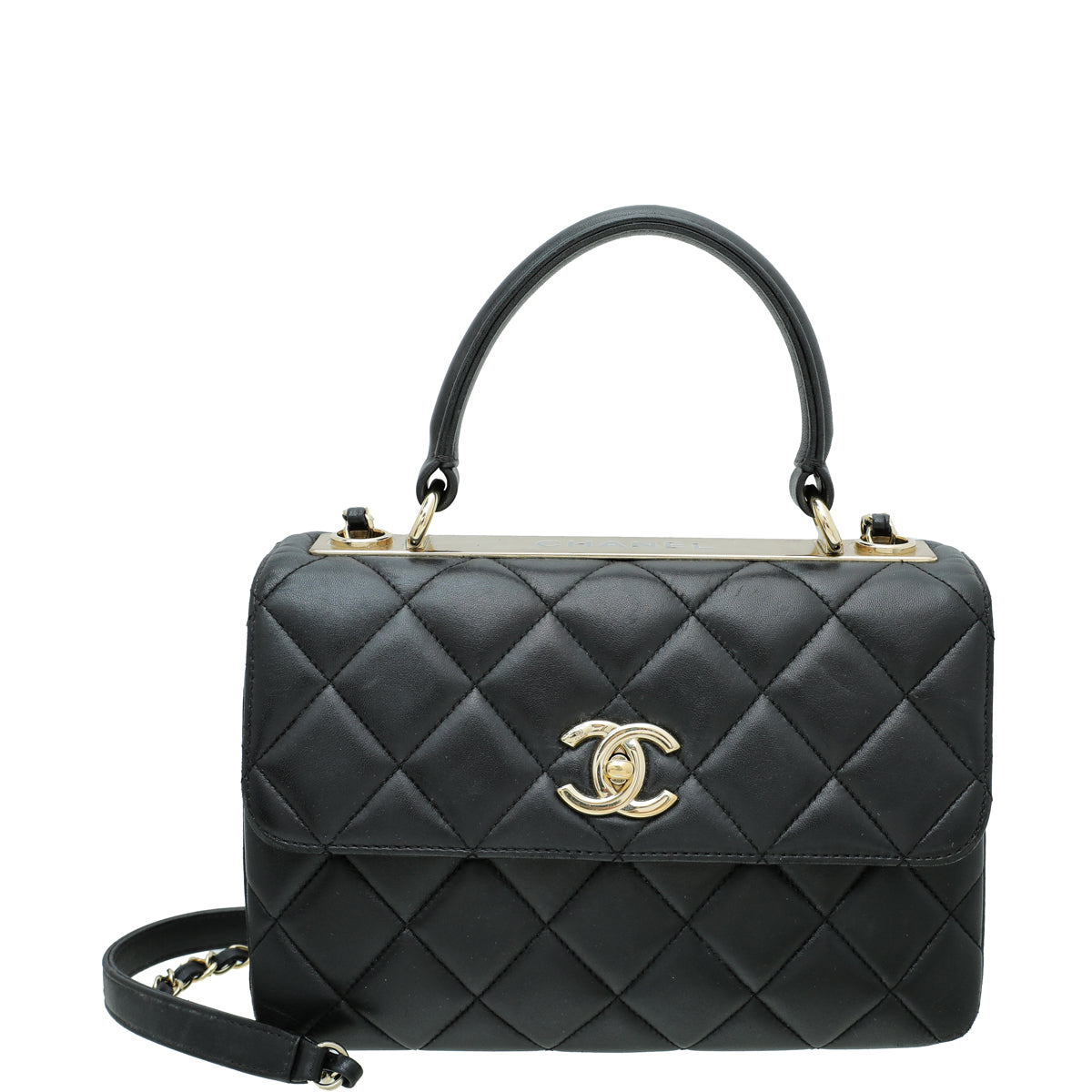 Chanel Black CC Trendy Small Flap Bag