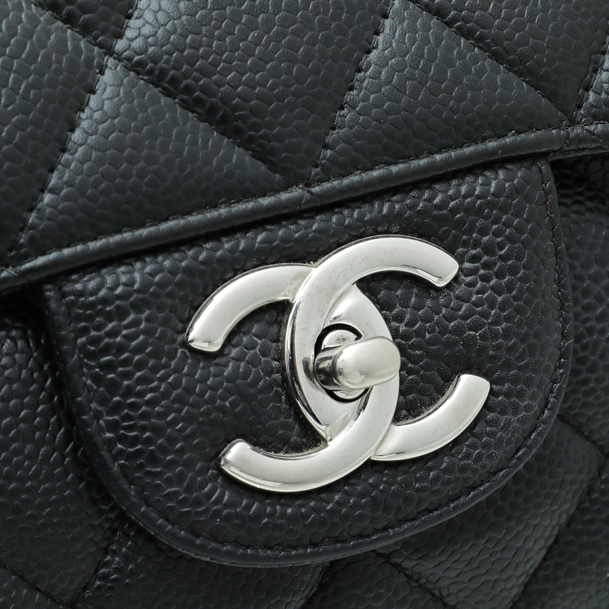 Chanel Black CC Classic Double Flap Maxi Bag