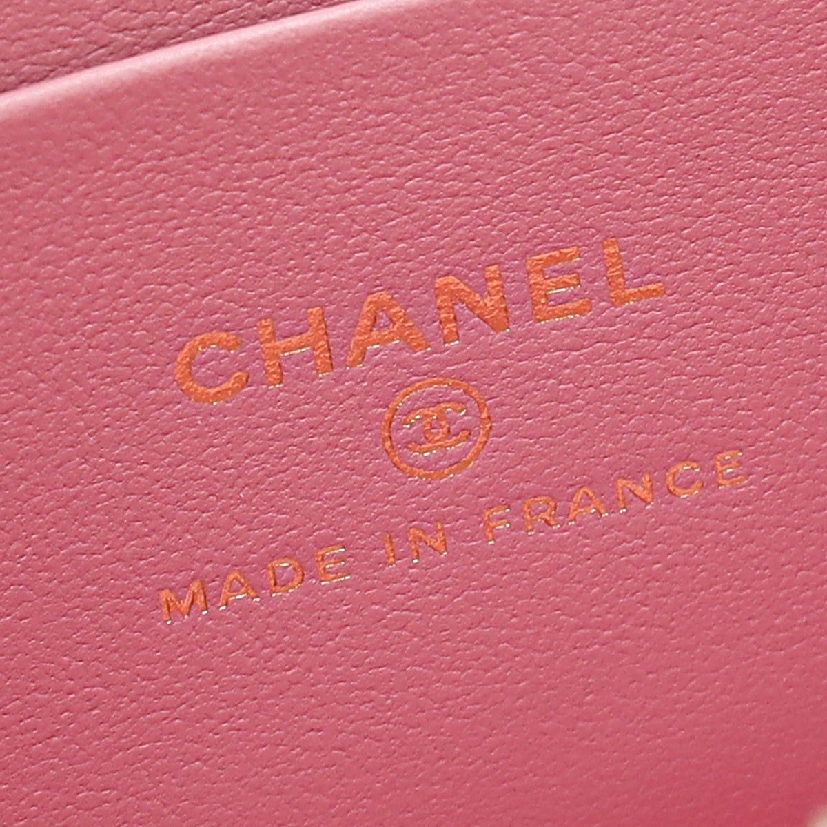 Chanel Pink CC Vanity Top Handle Small Case