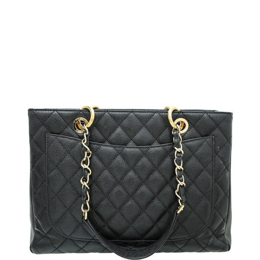 Chanel Black Grand Shopper Tote (GST) Bag