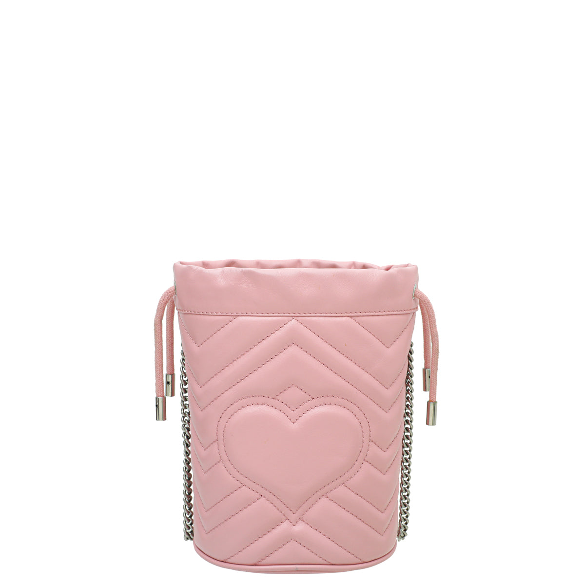 Gucci Pink GG Marmont Mini Bucket Bag