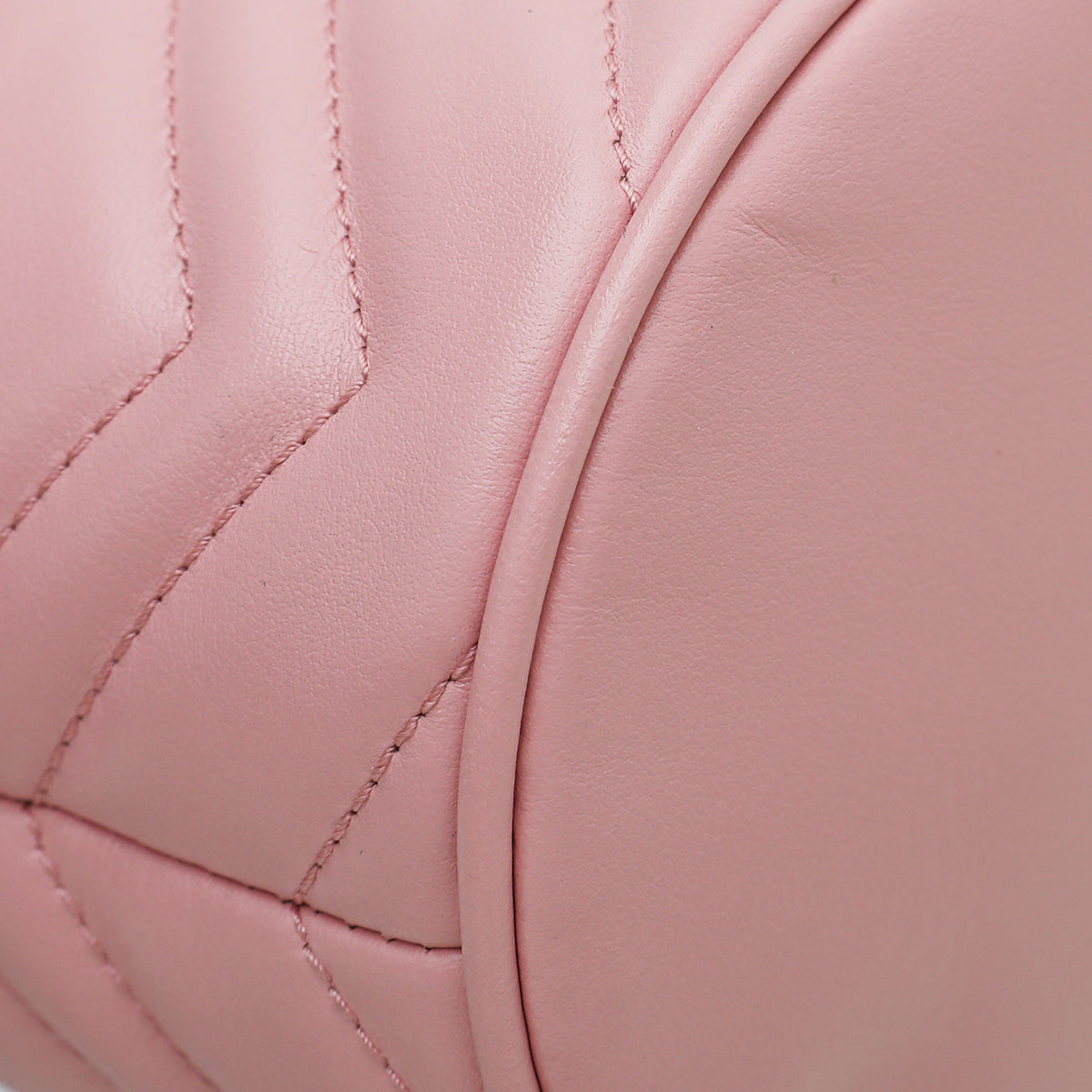 Gucci Pink GG Marmont Mini Bucket Bag