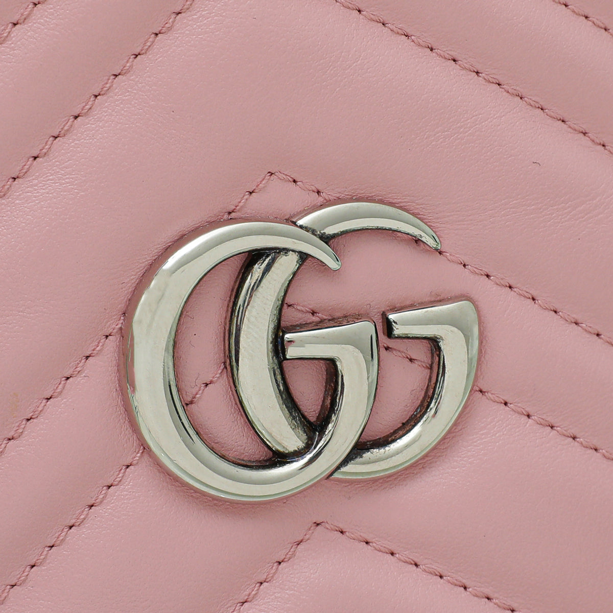 Gucci Pink GG Marmont Mini Bucket Bag