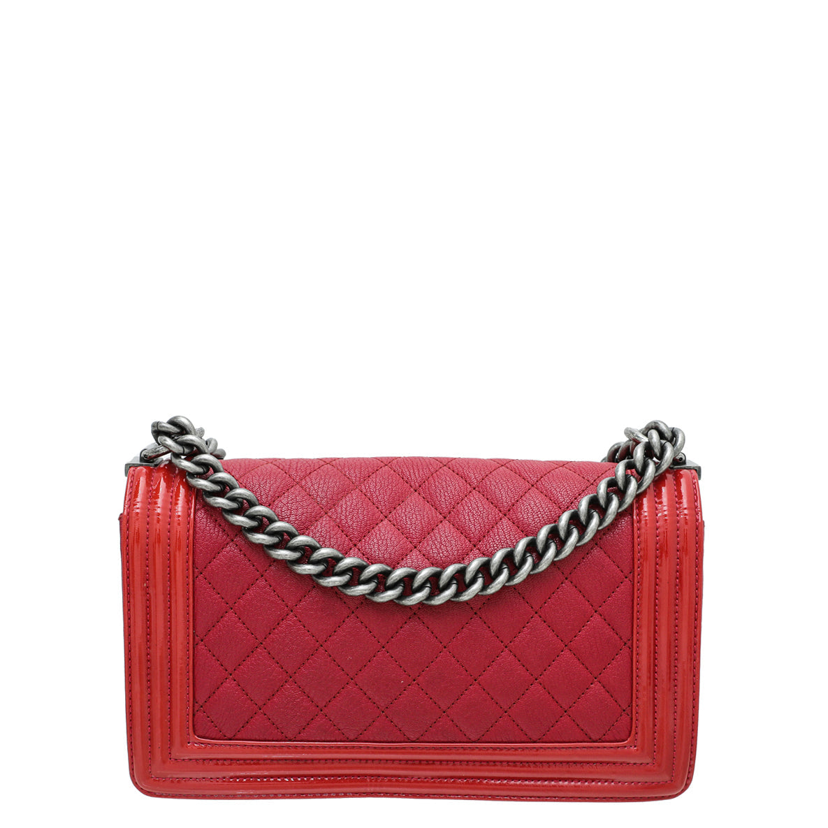 Chanel Red Le Boy Medium Bag