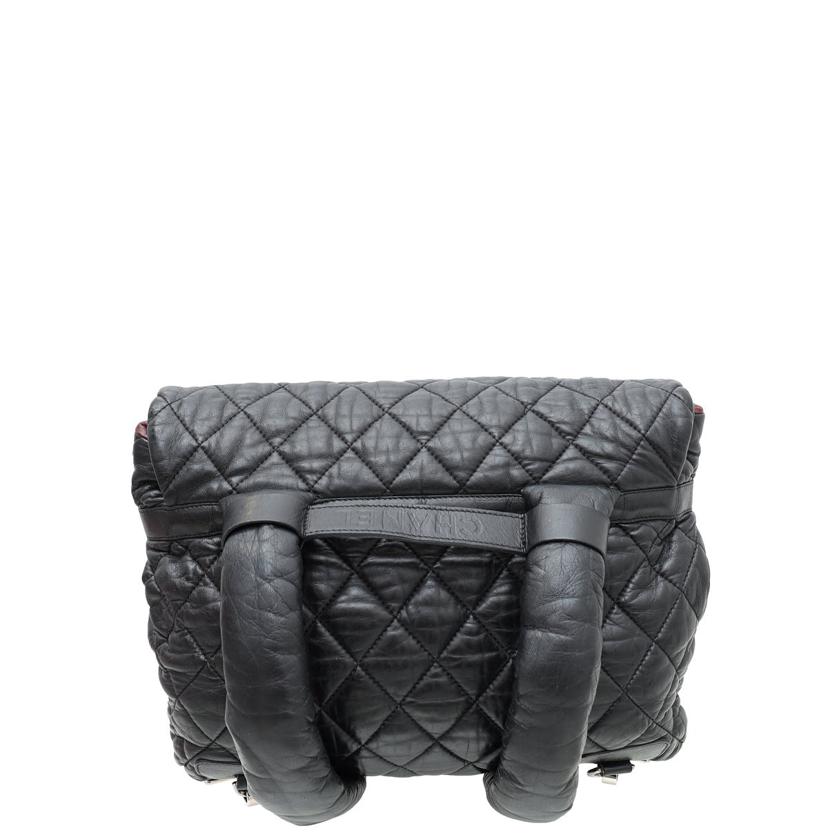 Chanel Black CC Coco Cocoon Quilted Backpack Bag