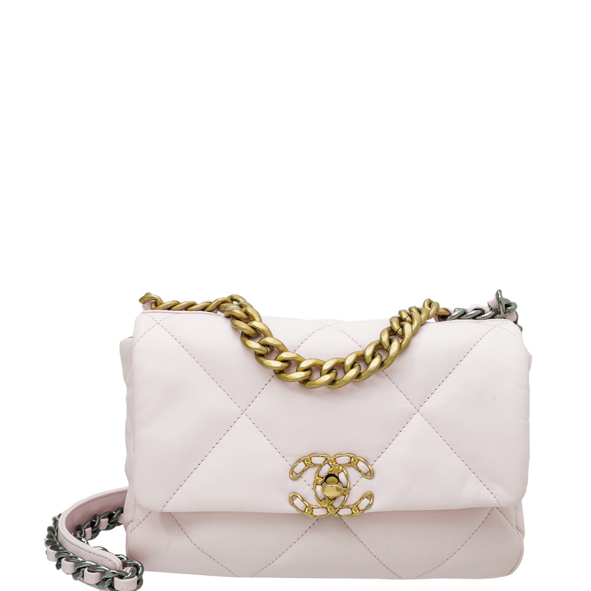 Chanel Light Pink 19 Flap Small Bag