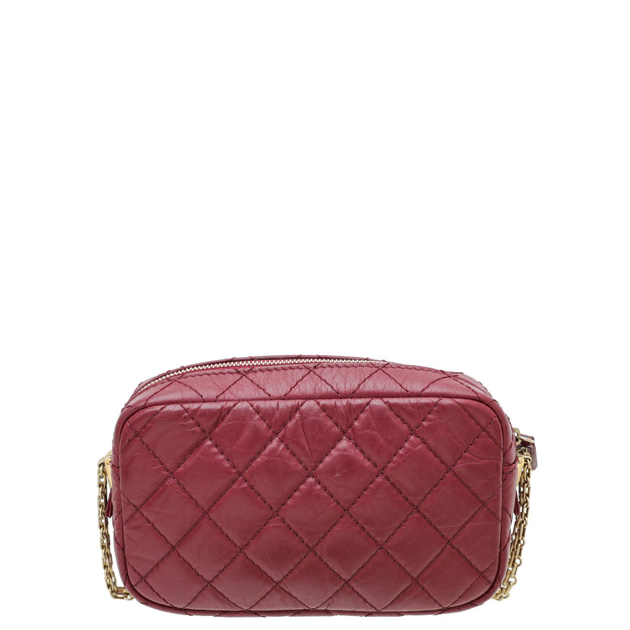 Chanel Burgundy 2.55 Reissue Camera Case Bag