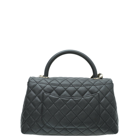 Chanel Black Coco Handle Small Bag