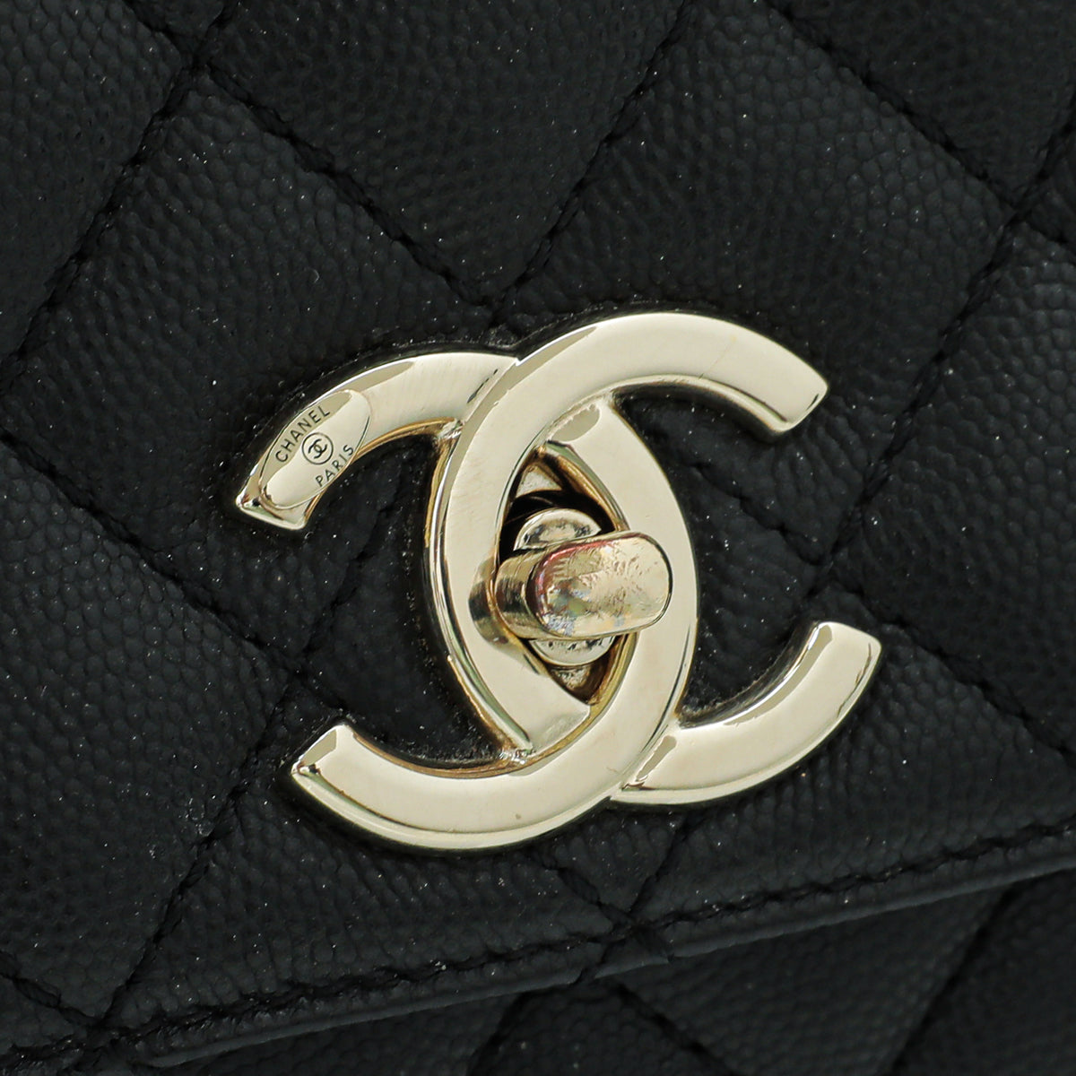 Chanel Black Coco Handle Small Bag