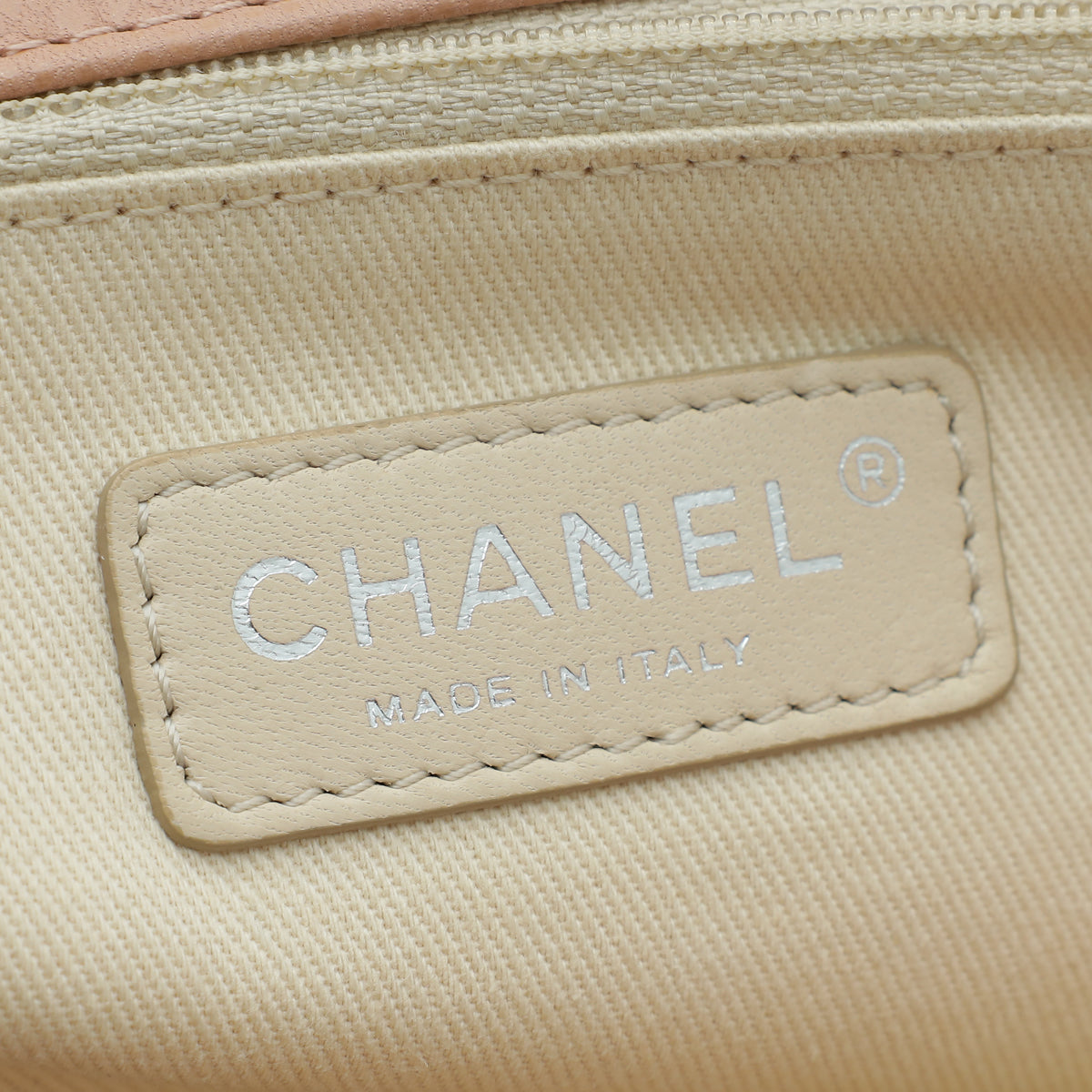 Chanel Rose Beige Glazed Flap Bag