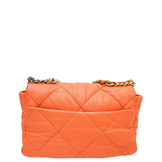 Chanel Orange 19 Large Bag