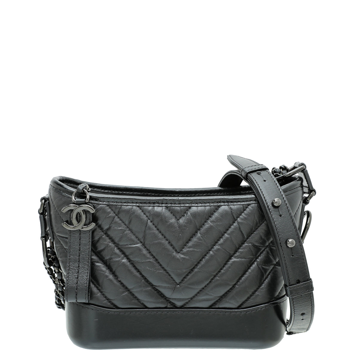 Chanel So Black Gabrielle Small Hobo Bag