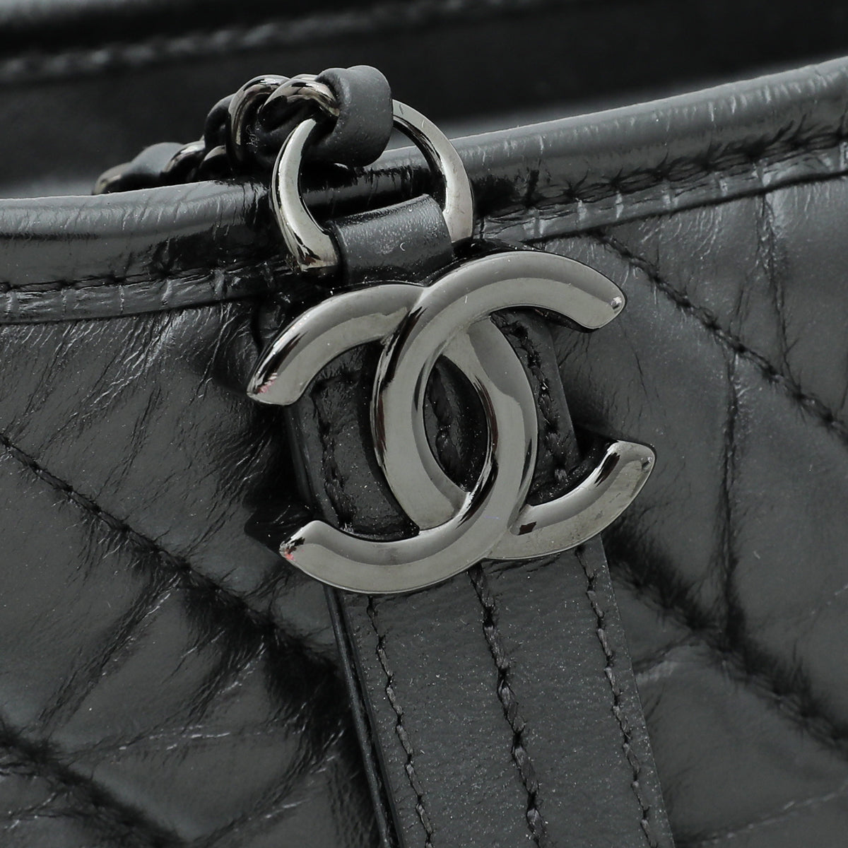 Chanel So Black Gabrielle Small Hobo Bag