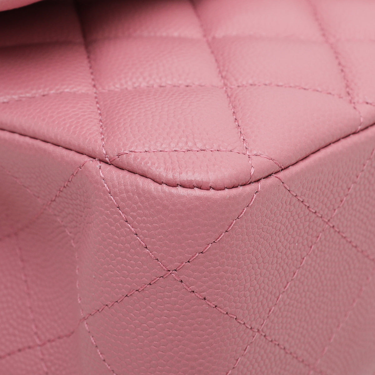 Chanel Rose Pink Classic Double Flap Medium Bag