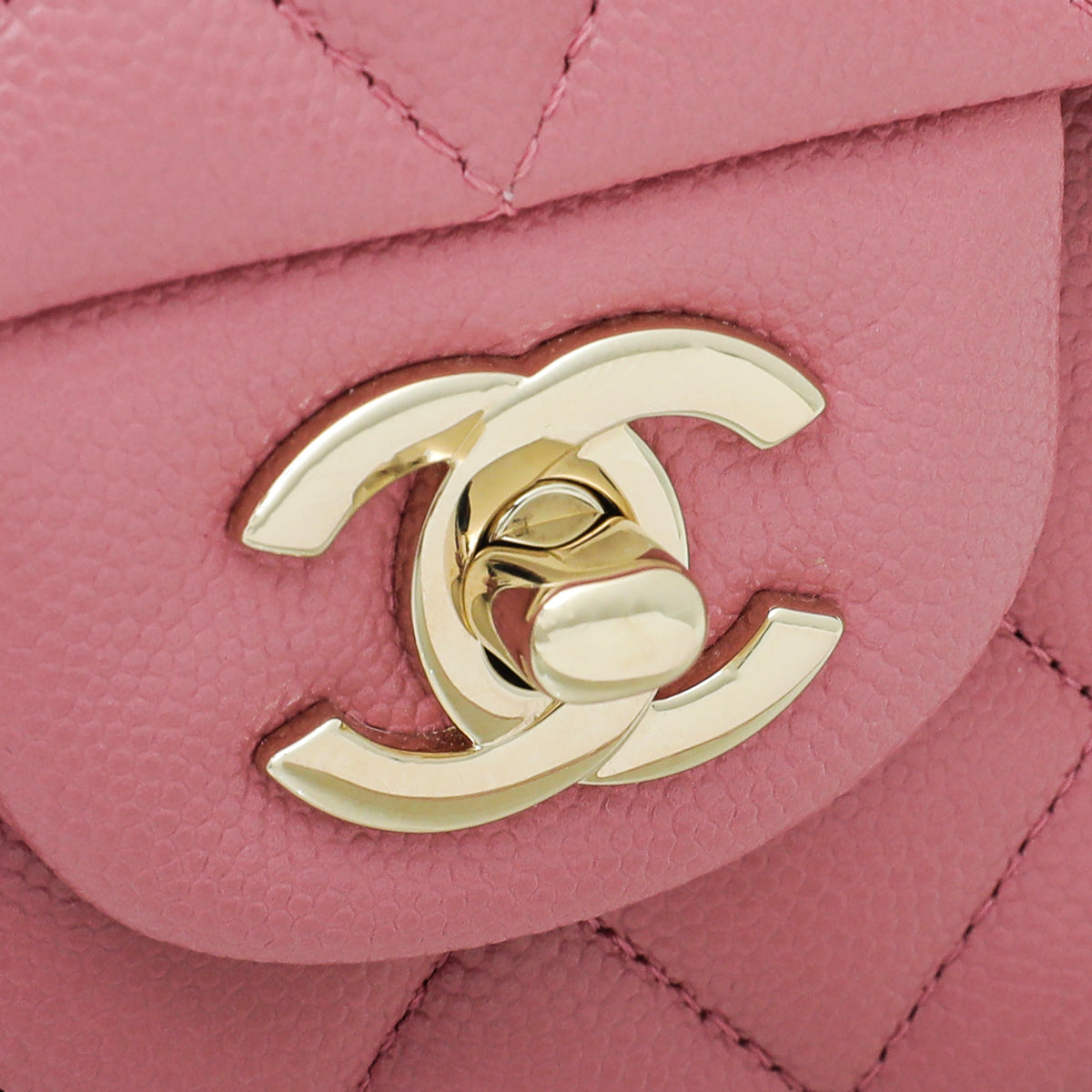 Chanel Rose Pink Classic Double Flap Medium Bag