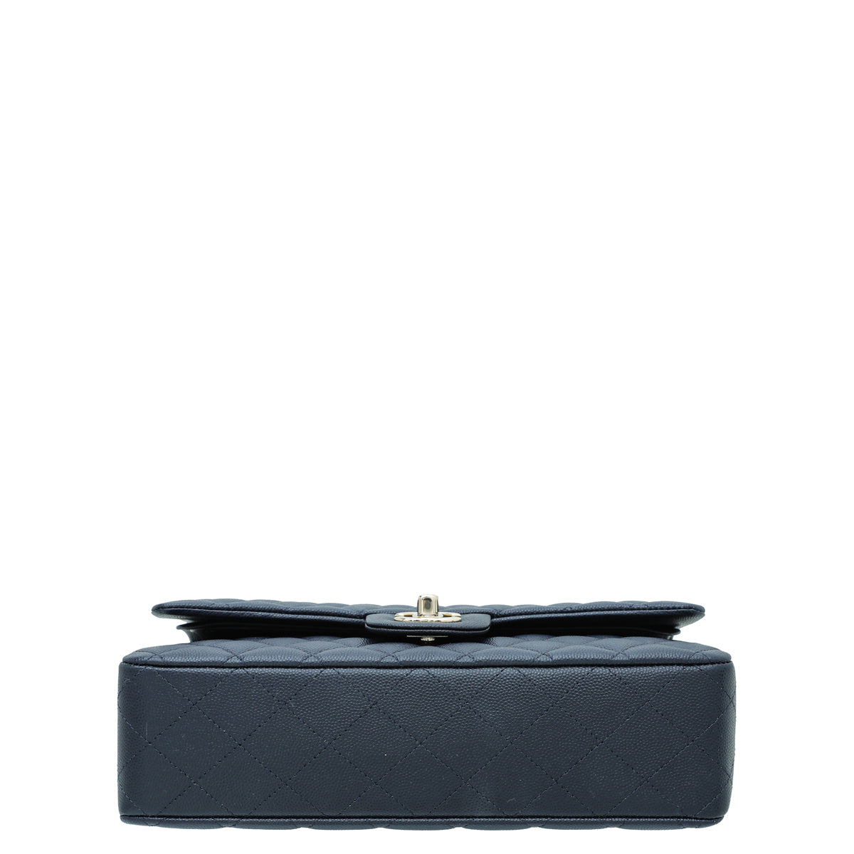 Chanel Navy Blue Classic Double Flap Medium Bag