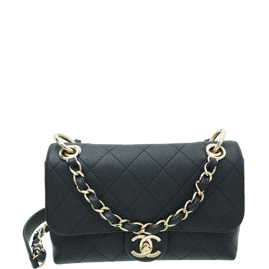 Chanel Black CC City Walk Flap Small Bag