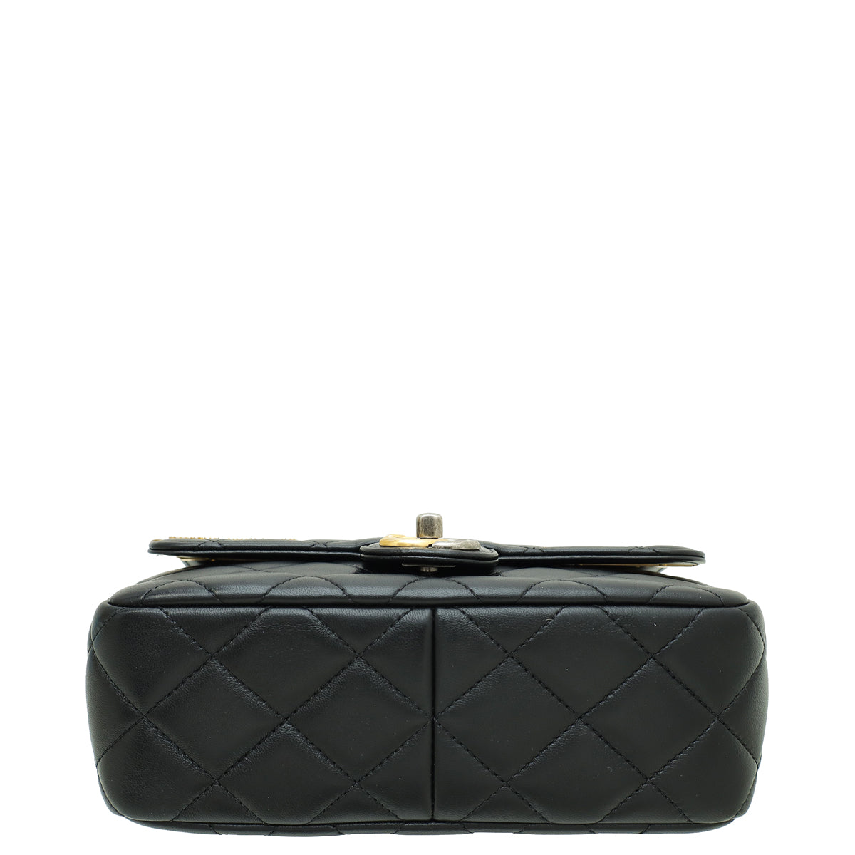 Chanel Black Coco Clips Flap Small Bag