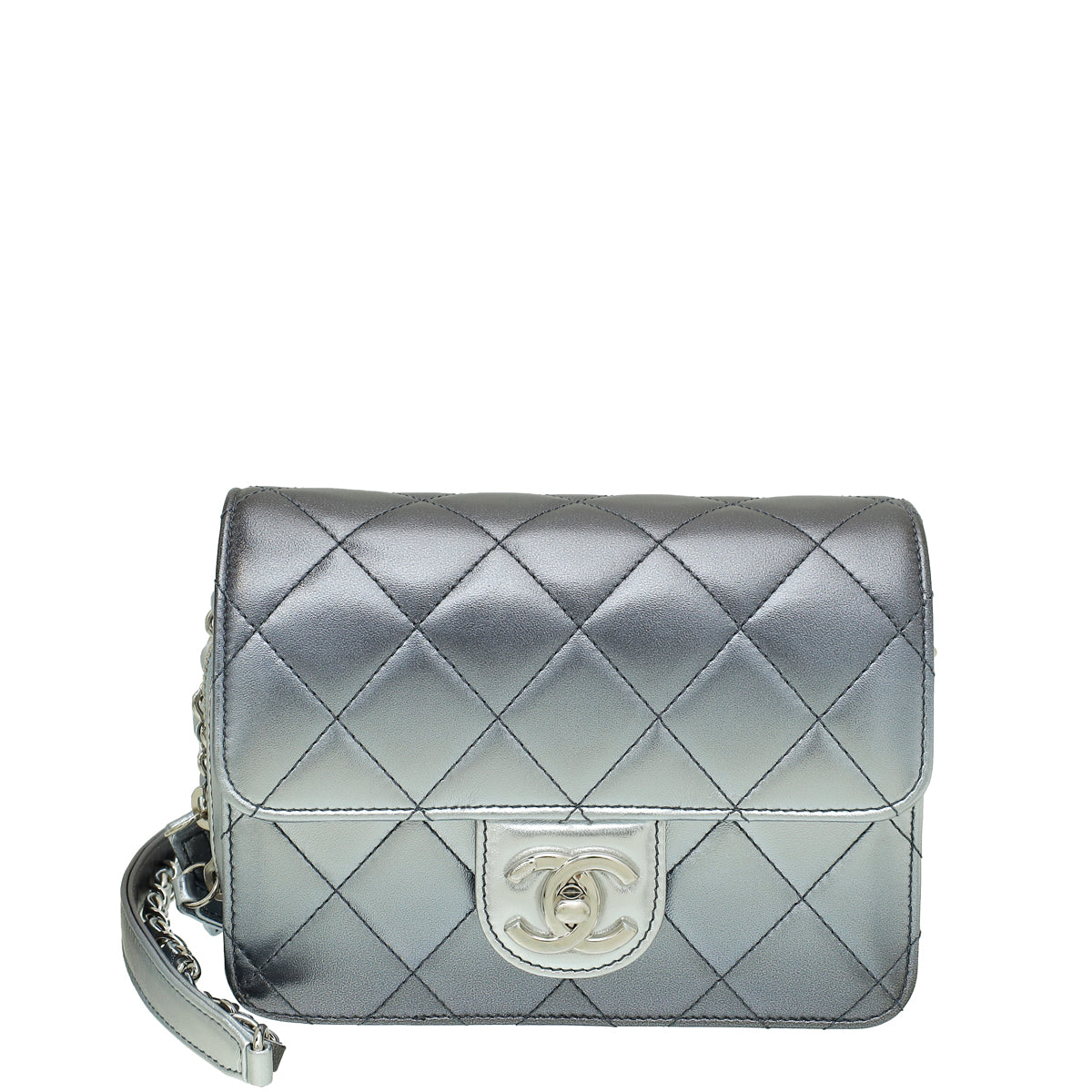 Chanel CC Metallic Bicolor Like A Wallet Flap Bag