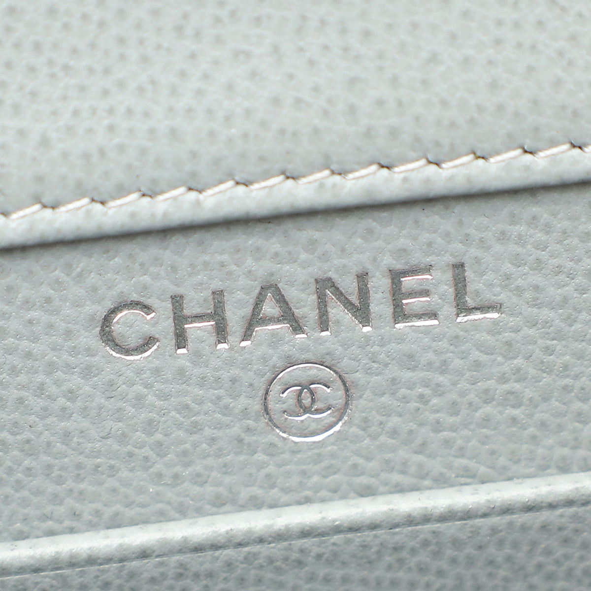 Chanel Grey CC Box Horizontal Chain Bag