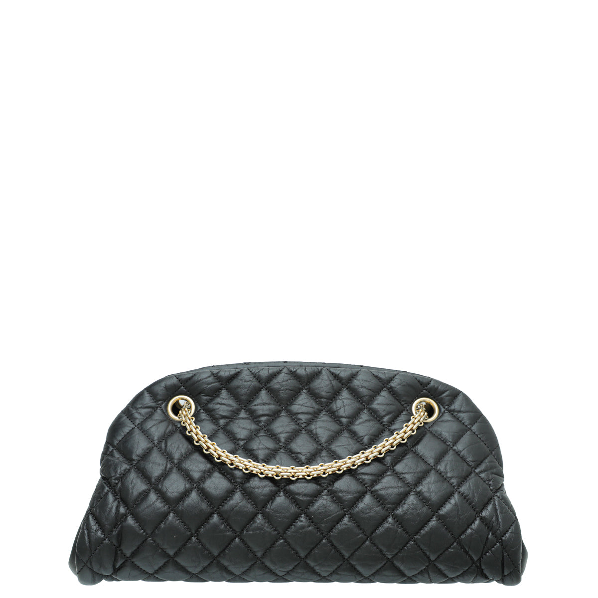 Chanel Black Just Mademoiselle Bowling Medium Bag