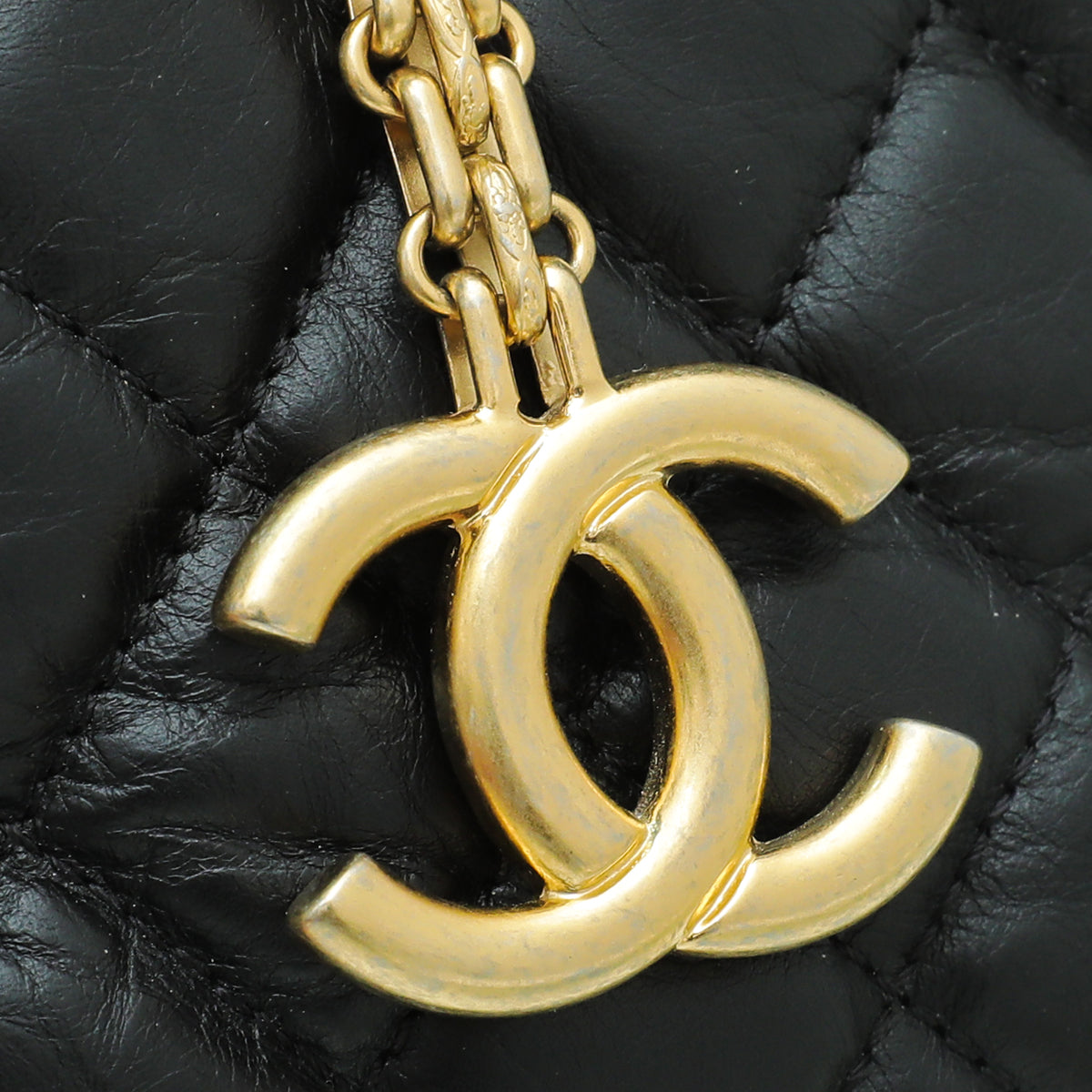 Chanel Black Just Mademoiselle Bowling Medium Bag